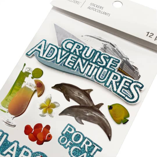 12 Pack: Cruise Adventures Stickers by Recollections™